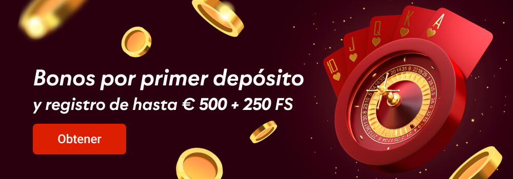 250 giros gratis que no requieren depósito